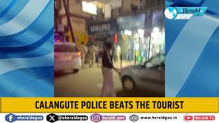 Calangute Police Beats The Tourist [upl. by Ahsikym]