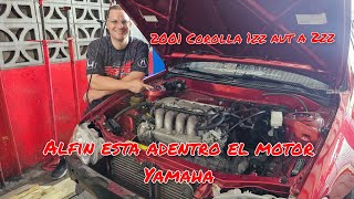 2001 Corolla 1ZZ aut a 2ZZ manual swap parte 2 [upl. by Eve]