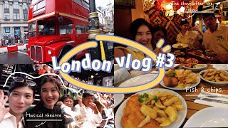 A typical tourist day in London 🇬🇧  Rock and sole fish amp chips  Sarastro dinning experience [upl. by Zigmund]