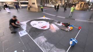 Regina Spektor  All the Rowboats Street Chalking [upl. by Lissi414]