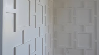 Modern Wainscoting A Pattern of Squares [upl. by Gold]