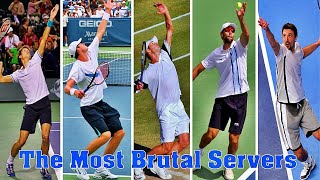 The Most Brutal Servers 🔥 Top 10  ATP Tennis [upl. by Hilaire]