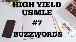 USMLECOMLEX Study Prep 7 5 High Yield Buzzwords to Score High on Medical Step Exams [upl. by Noswal318]