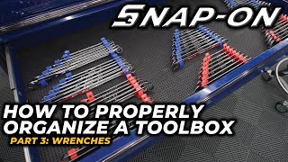 Organizing the SnapOn Epiq with Tool Grid Part 3  Wrenches [upl. by Drud]