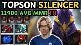 🔥 TOPSON SILENCER Midlane Highlights 737c 🔥 Silencer Gameplay Midlane From GOATSON  Dota 2 [upl. by Anegroeg]