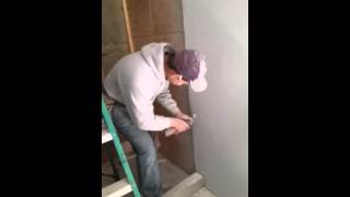 Installing DUROCK Cement board [upl. by Cr39]