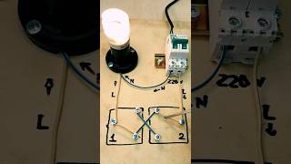 circuit diagram of opening and closing double switch [upl. by Lah]