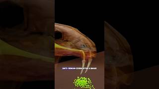 Venomous Snake Bites Deadly or Survivable 🐍 experiment science shorts snakes [upl. by Egroeg]