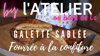 Galettes des Rois sablée à la confiture très facile avec Thermomix ou sans [upl. by Noswad]