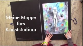 Meine Kunstmappe Art Portfolio fürs Kunststudium [upl. by Annawd]