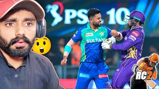 FIGHT WITH QUETTA😱PSL 10  MULTAN VS QUETTA RC24 GAMEPLAY IN HINDI URDU [upl. by Eserahs]