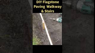 DIY Landscaping Episodes Weekly Flagstone Paving Seriesshorts [upl. by Holcomb]