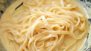 CREAMY CHEESY PASTA  PASTA WITH CHEESE SAUCE RECIPE [upl. by Shulins970]