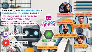 Bate Papo com Keiteris e Butilheiro Sobre Uso de IA na Criação de Board Games RobotChat 065 [upl. by Annekim]