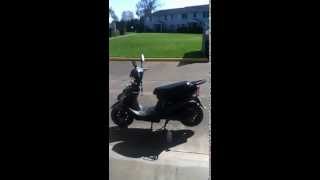 Taotao 50cc Moped remote Start [upl. by Harriet]