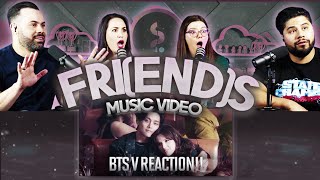 V of BTS quotFRIENDS MVquot Reaction  So many surprises with this song 😱  Couples React [upl. by Leticia]