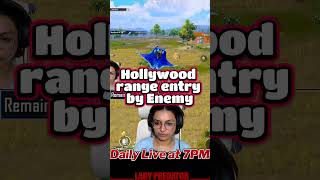 Hollywood range entry by Enemy shorts bgmi pubgmobile [upl. by Ojadnama]