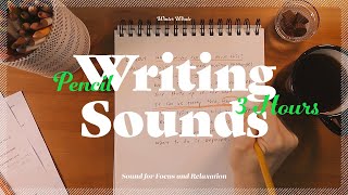 ASMR Pencil Writing Sound for Relax Study  연필 ASMR 연필 글 쓰는 소리  집중 공부 [upl. by Chaffin]