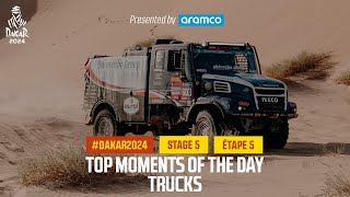 Trucks Top moments  Stage 5  Dakar2024 [upl. by Benny]