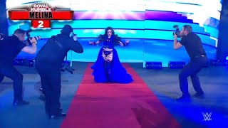 Melina Return Entrance Royal Rumble 29 Enero 2022 quotEn españolquot WWE [upl. by Wehrle]