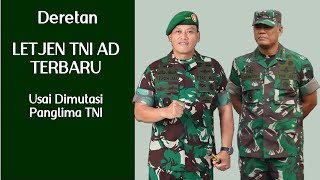 Deretan Letjen TNI AD terbaru usai dimutasi Panglima TNI [upl. by Starlene]