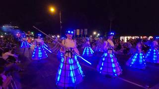 4K BENDIGO AUSTRALIA Easter Festival Torchlight Parade entire procession [upl. by Job]