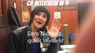 CA Interview  9 Sara Niemietz  quick inteview  The Spud  first night of the Ozone Squeeze tour [upl. by Ariet]