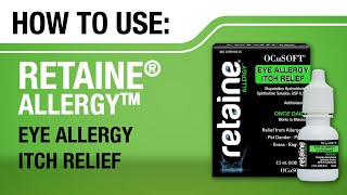 HOW TO Use Retaine Allergy by OCuSOFT [upl. by Lasiaf35]