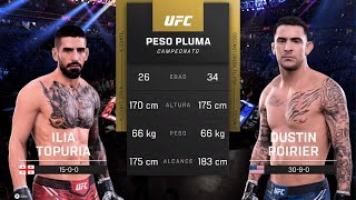 TOPURIA vs POIRIER  UFC 5 [upl. by Iralam]