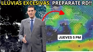 ATENCIÓN RD🚨JEAN SURIEL ADVIERTE SOBRE PERÍODO MUY LLUVIOSO DESDE MAÑANA 🌧️JEAN SURIEL YOUTUBE HOY [upl. by Viafore782]