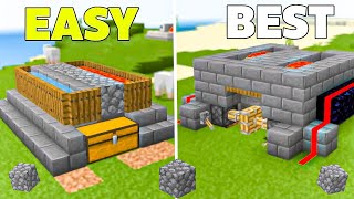 BEST COBBLESTONE FARMS IN MINECRAFT BEDROCK 119MCPEX BOXCONSOLEWINDOWSNINTENDO [upl. by Jacoba]