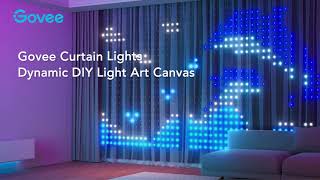 How to Draw Light Art and Sync Together Govee Curtain Lights [upl. by Maudie]