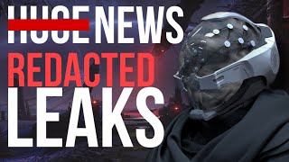 Destiny 2 HUGE LEAKS UPDATE New Leaks News amp More [upl. by Pretrice]