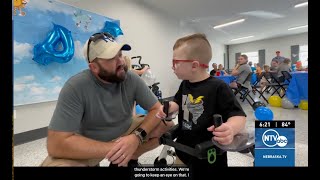 Tim Reith surprises a special 4yearold named Isaac on his birthday [upl. by Autumn]