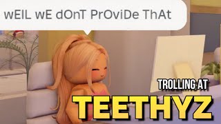 CATCHING MORE UNPROFESSIONAL DENTISTS AT TEETHYZ  Trolling at Teethyz Dentist  ROBLOX [upl. by Tyra]