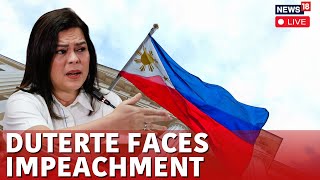 Sara Duterte Impeachment Live Updates  Philippines News Live  President Ferdinand Marcos Jr N18G [upl. by Edras]