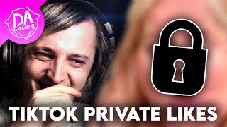 MY PRIVATE TIKTOK LIKES TRY NOT TO LAUGH  DAGames [upl. by Naiditch260]