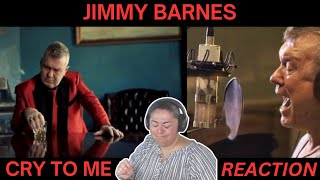 THE CHAIR DANCING IS STRONG REACTING TO JIMMY BARNES  CRY TO ME [upl. by Yvan]