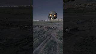 Majoras Mask Lunar Moon Crash CAUGHT ON CAMERA vfx eyebg8 Majoras shorts [upl. by Graff]