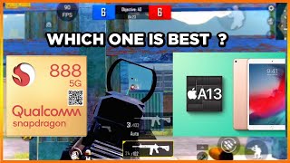 Snapdragon 888 Vs Apple A13 Bionic  165Hz  4 Fingers  Full Gyro  Max Settings  Red Magic Test [upl. by Nosrej]