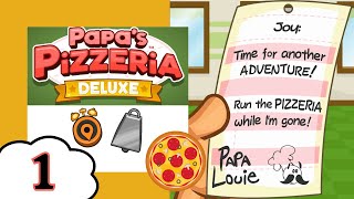 Papas Pizzeria Deluxe  Papa Louie Left Us To Run His Business Again Part 1 [upl. by Aihsas]