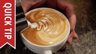 How to Create Latte Art [upl. by Adliwa288]