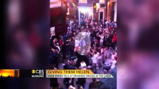 Furious Helen Mirren shuts up street performers [upl. by Charin]