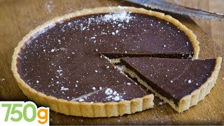 Recette de Tarte au chocolat inratable  750g [upl. by Peacock]