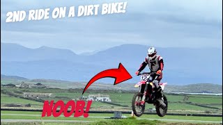 2nd Ever Ride On A Dirt Bike 125 2 Stroke [upl. by Belmonte]