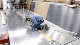 Building a 25ft Aluminum Boat Part 3 [upl. by Calva]