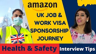 How he secured visa sponsorship job in Amazon UK Work Visa Success Story  Non IT job [upl. by Nobie601]