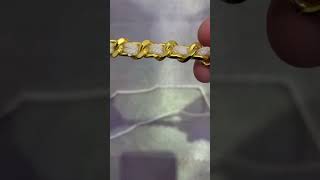 Diy Bracelet With White Nylon Thread Cords amp Silver Chain diy  viral  reels  shorts 💛🤍 [upl. by Cypro]