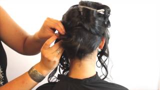 Chignon Hairstyle Easy How to featuring Barrett Stillitano Gratitude Salon Education [upl. by Ohcirej]