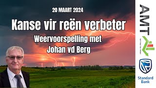 Kanse vir reën verbeter  Winterreënval kan laat kom  20 Maart 2024 [upl. by Minta]